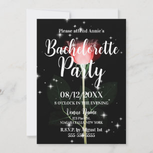Invitation Fleur X-Ray Sparkle Bachelorette Party