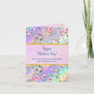 Invitation Fleurs Aquarelles Élégantes pour une Bonne Fête de