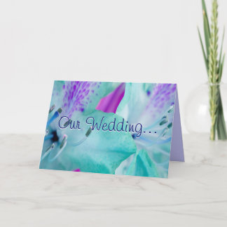 Invitation Fleurs Bleues