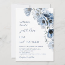 Fleurs Bleues Blanches