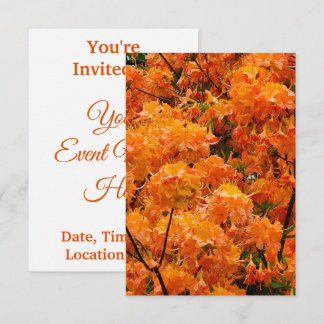 Invitation Fleurs d'azalée