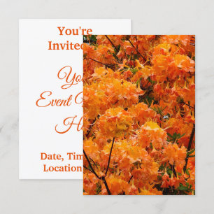 Invitation Fleurs d'azalée