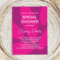 Fleurs de Mod Flower Botanique Fuchsia Baby Shower