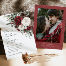 Fleurs d'hiver de Bourgogne Photo Fond de mariage