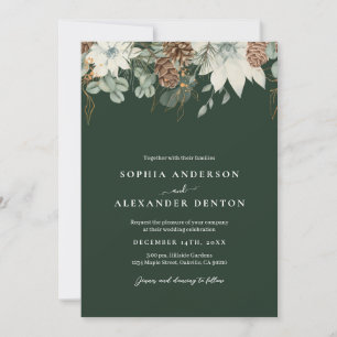 Invitation Fleurs d'hiver rustiques