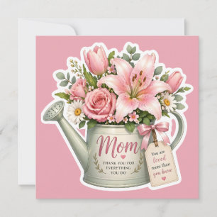 Invitation Fleurs du jardin de maman