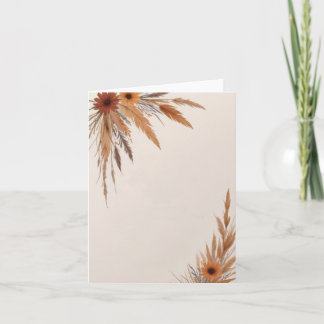 Invitation Fleurs et herbes vierges