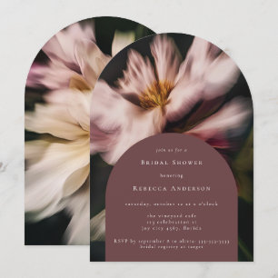 Invitation Fleurs Moody Romantiques Arc Fête des mariées Flor