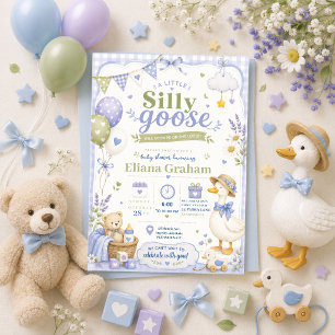 Invitation fleurs pour Baby Shower Genre Neutre Si