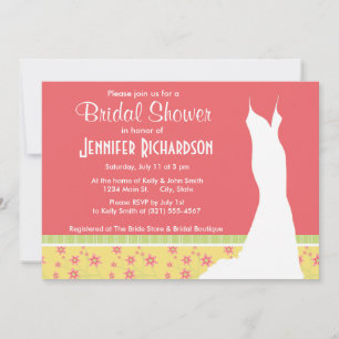 Invitation Fleurs printanières; Flore mignonne