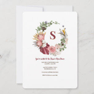 Invitation Fleurs séchées Wreath