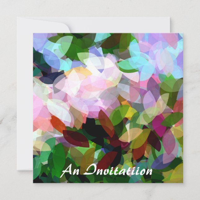 INVITATION FLORAL (Devant)