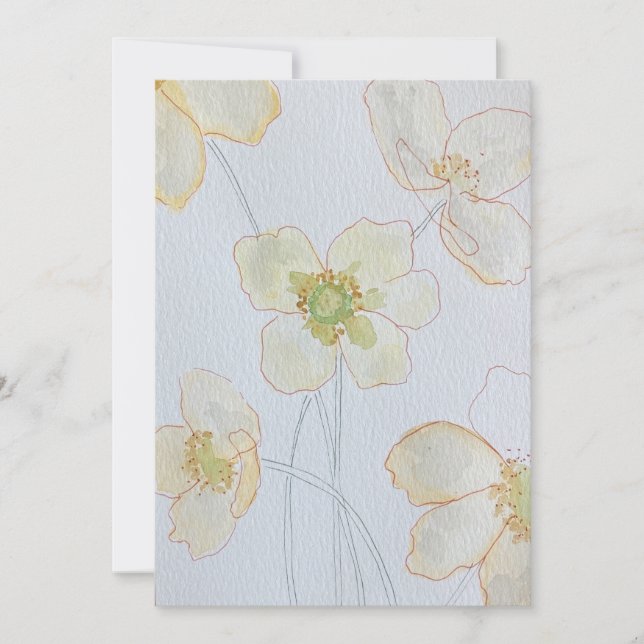 Invitation floral (Devant)