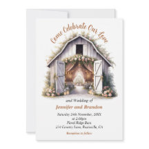 Floral Barnyard Mariage