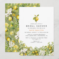 Floral de citron clair | Fête des mariées Décontra