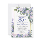 Floral d'or bleu blanc 85e anniversaire
