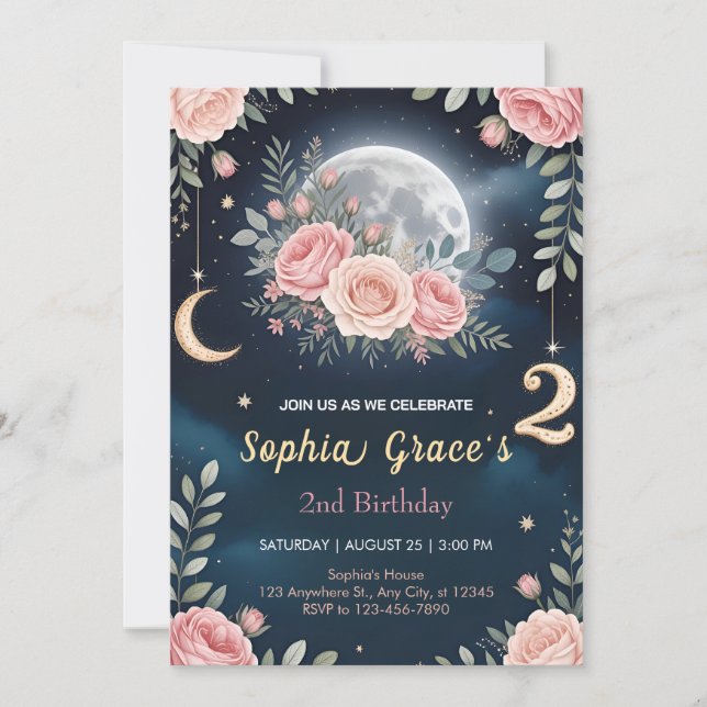 Invitation Floral Dreams for Two (Devant)