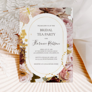 Invitation Floral flush moderne Tea Party
