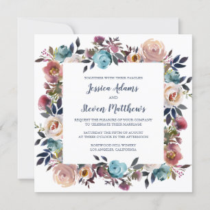 Invitation Floral Grace Mariage