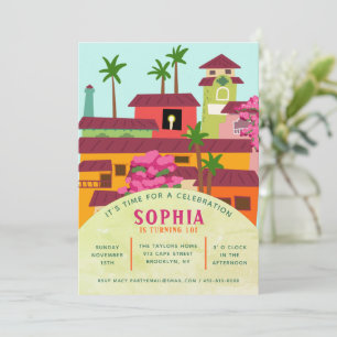 Invitation Floral Magical House