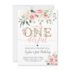 Floral Premier anniversaire Invitation-A188 Miss O