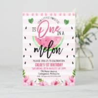 Floral rose et Stimulé un dans un Melon 1er annive