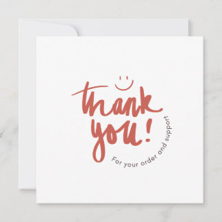 Invitation Floral Thank You Business Card – Small Business 