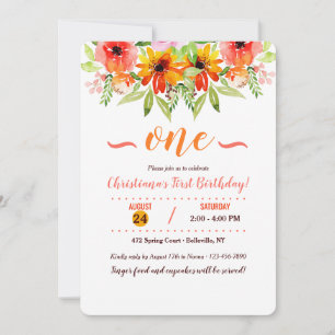 Invitation Floral Two