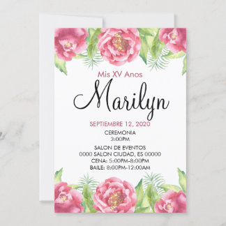 INVITATION FLORALE