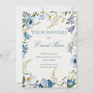 INVITATION FLORALE 