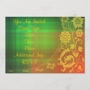 invitation florale