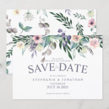 Invitation florale d'aquarelle