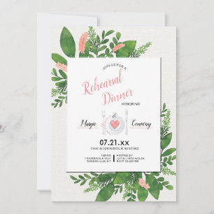 Invitation Florale de salutation