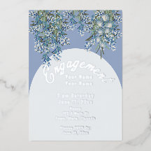 Invitation florale Elegant Chic Foil