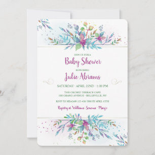 Invitation Florale Fantastique