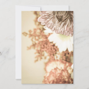 Invitation florale vide