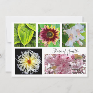 Invitation flore de Seattle