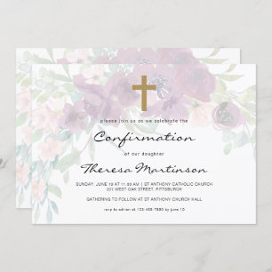 Invitation Flore gonflable avec confirmation croisée