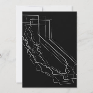 Invitation flou californien