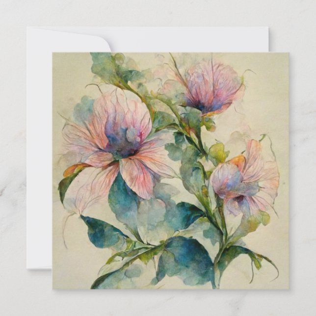 Invitation Flower (Devant)