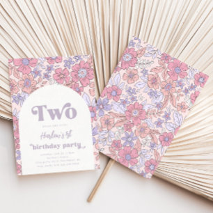 Invitation Flower Anniversday   FLEUR SAUVAGE
