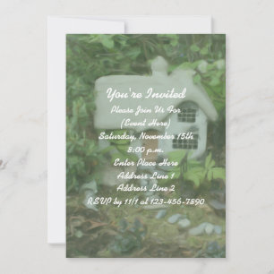 Invitation Flower Garden Cottage Painting Party