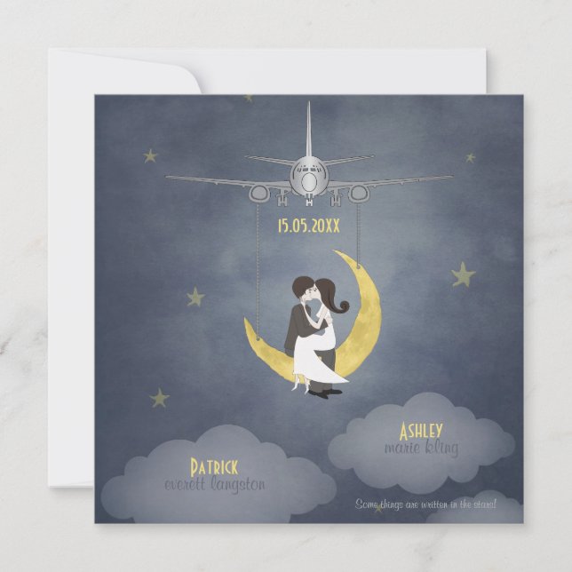 Invitation Fly Me to the Moon 2 (Devant)