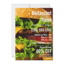 Flyer Burger 5x7