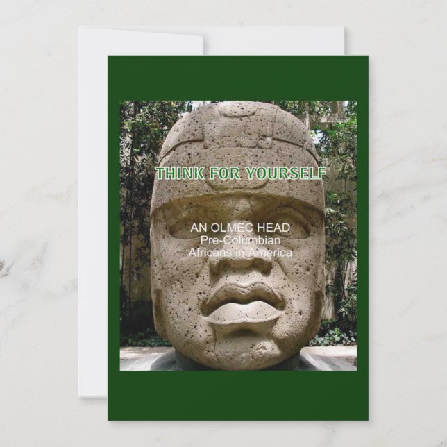 Invitation Flyer de tête Olmec (Devant)