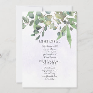 Invitation Foliage Pale Lavender Splash Mariage