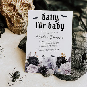 Invitation Folle de bébé Halloween Baby Shower