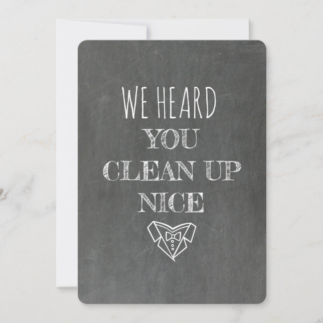 Invitation FONCTIONNAIRE | Proposition amusante de tableau de (Devant)