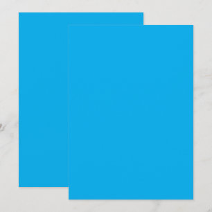 Invitation Fond uni bleu cyan   Style minimaliste d'été