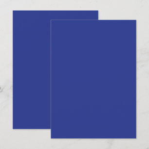 Invitation Fond uni bleu foncé   Design minimaliste audacieux